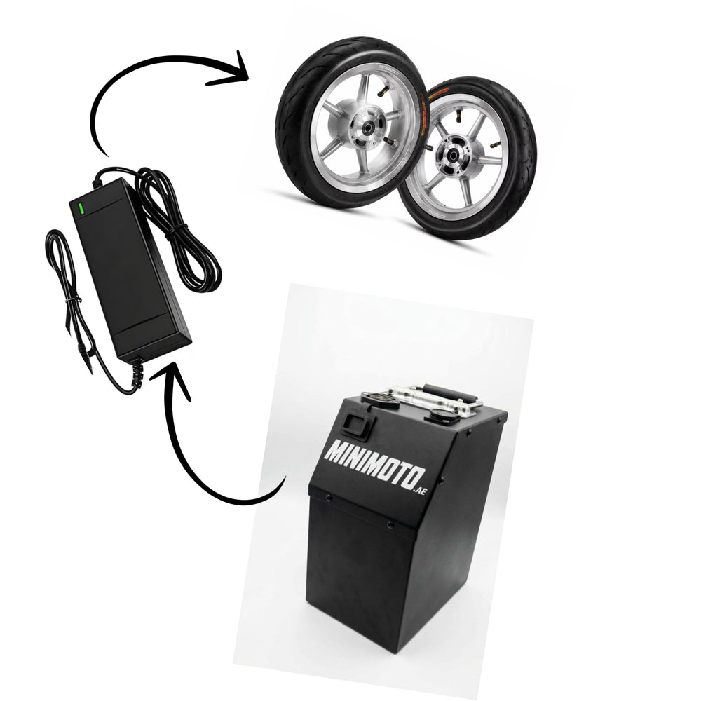 Supermotos 72v battery for yozmas and free charger Offer